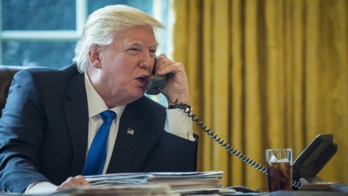 Who will Trump speak to in July?